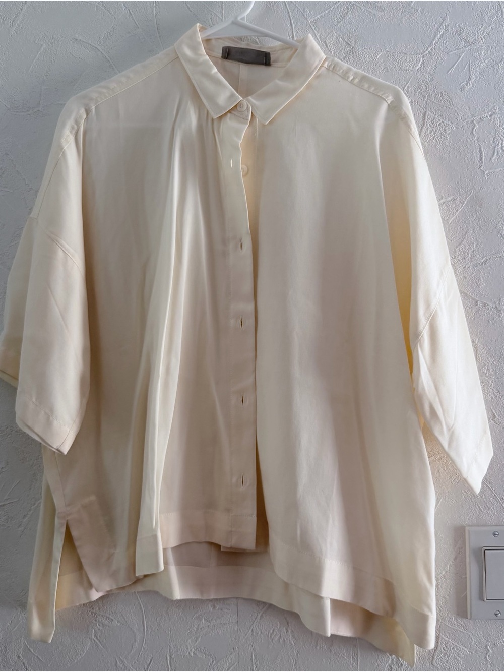 Everlane The Drapey Square Shirt - sz L - Picture 5 of 7